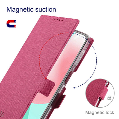 For Sony Xperia Pro-I ViLi K Series Magnetic Buckle Horizontal Flip Leather Phone Case(Rose Red)