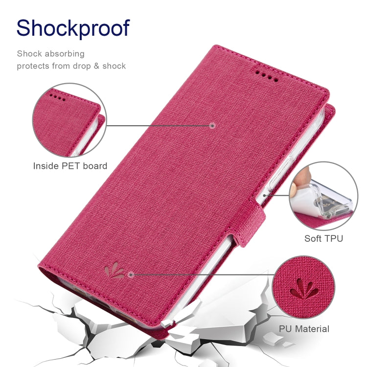 For Sony Xperia Pro-I ViLi K Series Magnetic Buckle Horizontal Flip Leather Phone Case(Rose Red)
