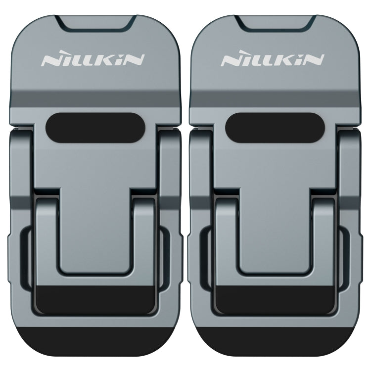 Support pour ordinateur portable en alliage de zinc NILLKIN Bolster Plus Sticky réglable à trois vitesses (Gris Sidéral)
