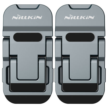 Support pour ordinateur portable en alliage de zinc NILLKIN Bolster Plus Sticky réglable à trois vitesses (Gris Sidéral)