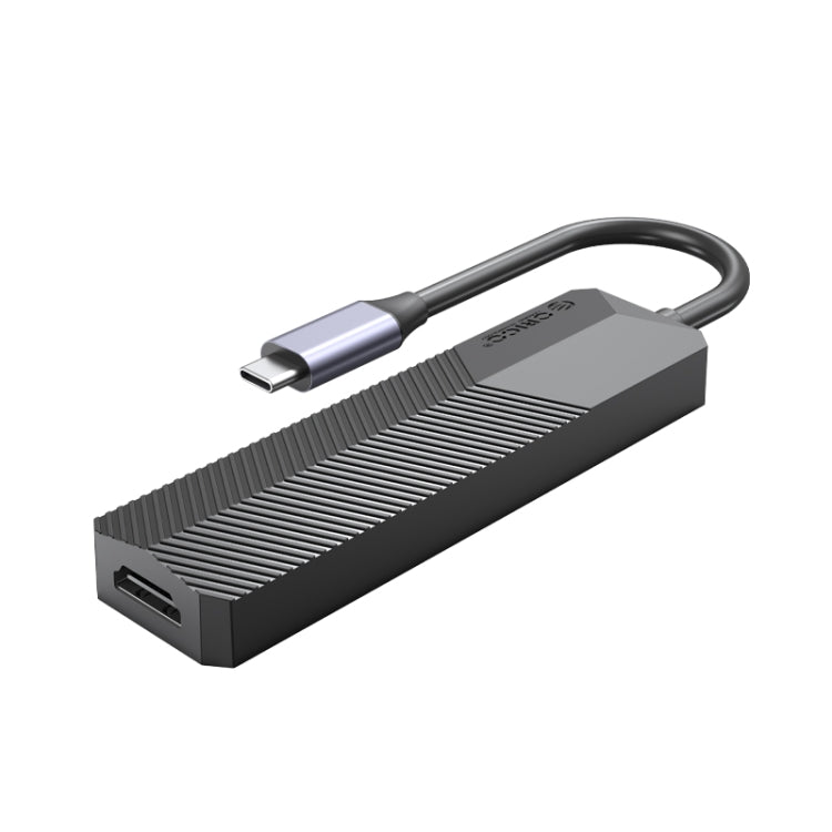 Station d'accueil multifonctionnelle ORICO MDK-6P-GY-BP 6 en 1 Type-C / USB-C (Gris)