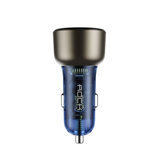 Chargeur de voiture ROCK H16 PD 72W double port Type-C / USB-C + USB