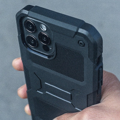 Pour iPhone 12 Pro Max Coque FATBEAR Armor Antichoc Réfrigérante (Noir)