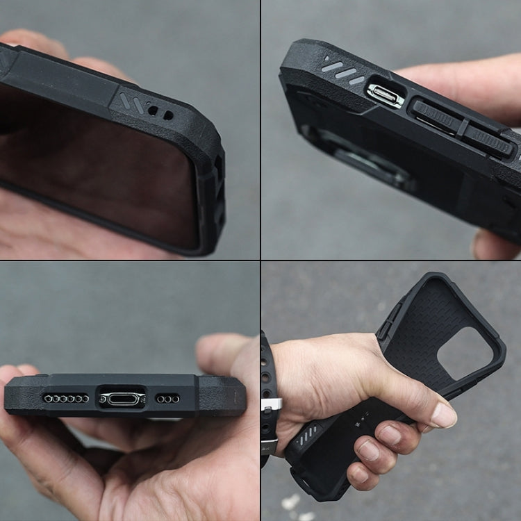 Pour iPhone 11 FATBEAR Étui de protection antichoc avec système de refroidissement (noir)