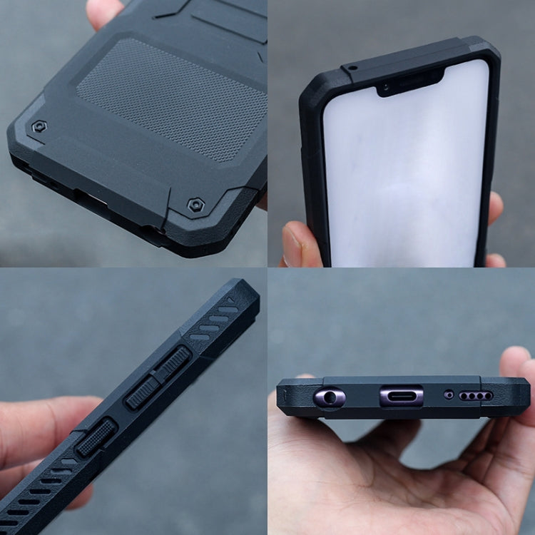 Coque de téléphone antichoc et réfrigérante FATBEAR Armor pour Honor Play (Noir)