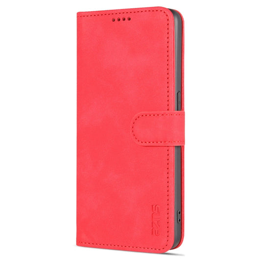For OPPO A96 5G / Reno7 5G Overseas Version & OnePlus Nord N20 5G AZNS Skin Feel Calf Texture Horizontal Flip Leather Phone Case(Red)