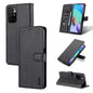Pour Xiaomi Redmi Note 11 4G Global / Note 11S AZNS Housse de téléphone en cuir à rabat horizontal avec texture veau (Noir)