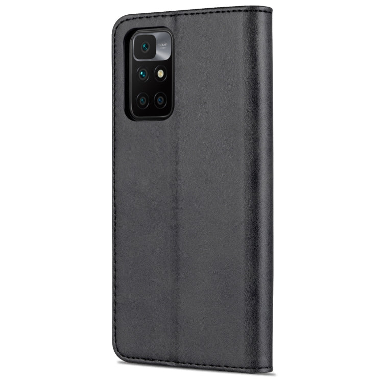 Pour Xiaomi Redmi Note 11 4G Global / Note 11S AZNS Housse de téléphone en cuir à rabat horizontal avec texture veau (Noir)