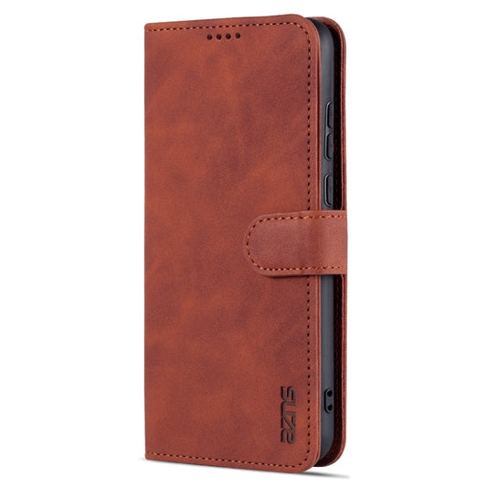 For Huawei Enjoy 20e AZNS Skin Feel Calf Texture Horizontal Flip Leather Phone Case(Brown)