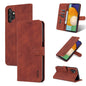 For Samsung Galaxy A13 4G AZNS Skin Feel Calf Texture Horizontal Flip Leather Phone Case(Brown)