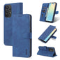 For Samsung Galaxy A33 5G AZNS Skin Feel Calf Texture Horizontal Flip Leather Phone Case(Blue)