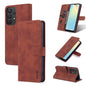 For Samsung Galaxy A53 5G AZNS Skin Feel Calf Texture Horizontal Flip Leather Phone Case(Brown)