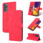 Pour Samsung Galaxy A73 5G AZNS Étui de téléphone en cuir à rabat horizontal avec texture de veau, toucher doux (Rouge)