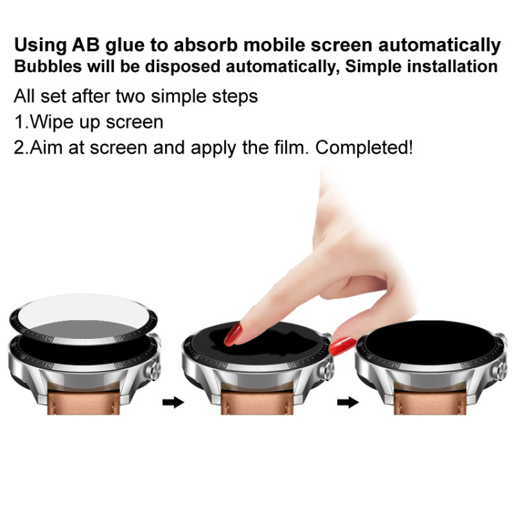 For Garmin Fenix 7 IMAK Plexiglass HD Watch Protective Film