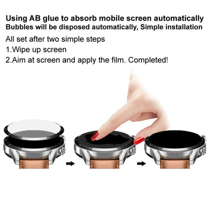 For Garmin Fenix 7 IMAK Plexiglass HD Watch Protective Film