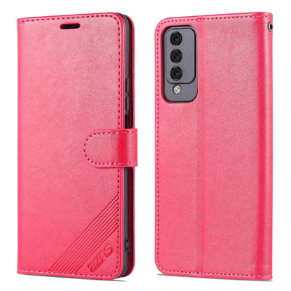 For Huawei Maimang 10 AZNS Sheepskin Texture Flip Leather Phone Case(Red)