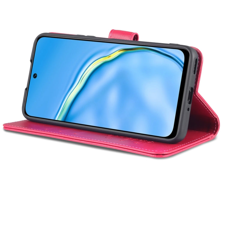For Huawei Maimang 10 AZNS Sheepskin Texture Flip Leather Phone Case(Red)