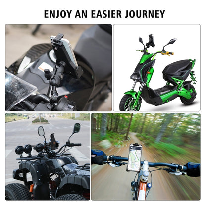 WUPP CS-1287A1 Motorcycle Bike Triangle Fixed Mobile Phone Holder(Black)
