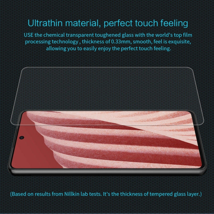 Pour Samsung Galaxy A73 5G NILLKIN 0,33 mm 9H Film en verre trempé anti-déflagrant Amazing H