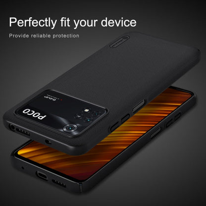 For Xiaomi Poco M4 Pro NILLKIN Frosted PC Phone Case(Red)