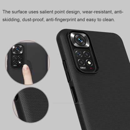For Xiaomi Redmi Note 11S NILLKIN Frosted PC Phone Case(White)