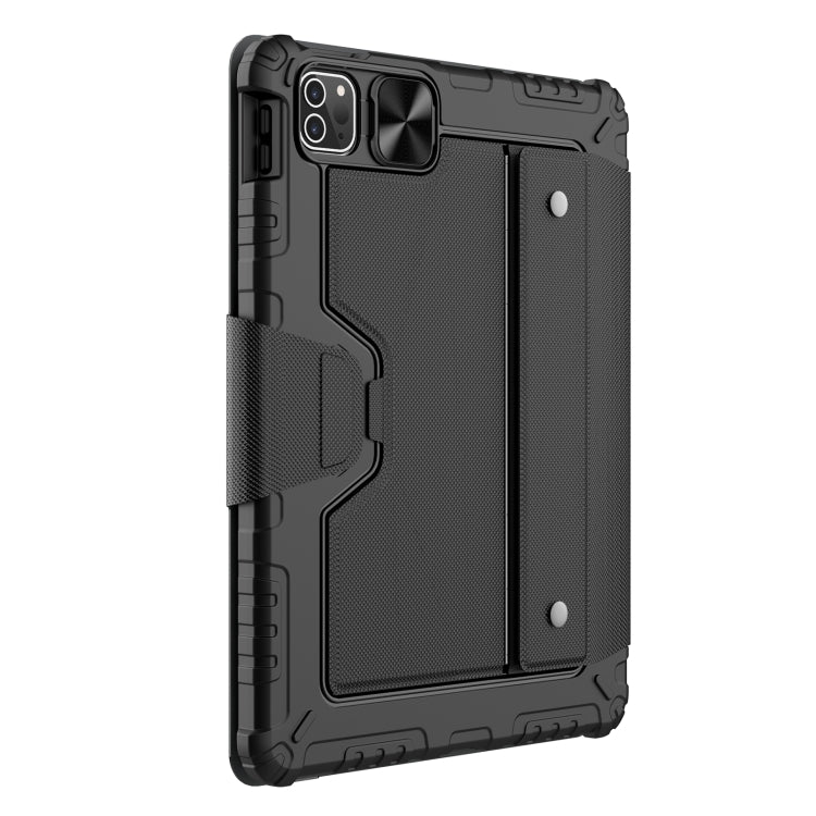 Pour iPad Air 10.9 2020 / Air 4 / Air 5 / Pro 11 2020 / 2021 / 2022 Étui intelligent pour tablette avec clavier tactile Bluetooth NILLKIN (noir)