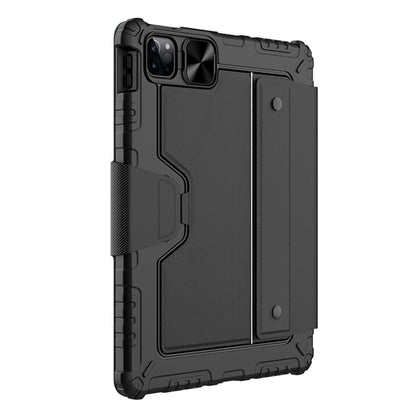 Pour iPad Air 10.9 2020 / Air 4 / Air 5 / Pro 11 2020 / 2021 / 2022 Étui intelligent pour tablette avec clavier tactile Bluetooth NILLKIN (noir)
