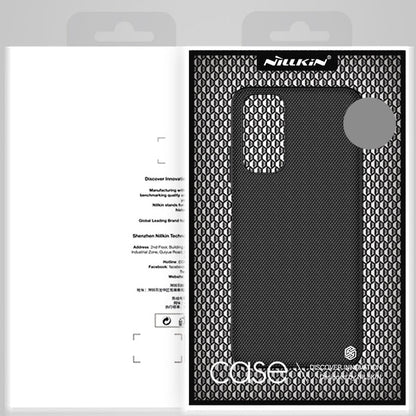 For Xiaomi Redmi Note 11 4G Global NILLKIN 3D Textured Nylon Fiber TPU Phone Case(Black)
