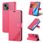 Étui de téléphone en cuir à rabat texturé en peau de mouton AZNS pour Honor Play 30 (rouge)