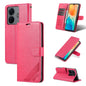 For vivo S15e AZNS Sheepskin Texture Flip Leather Phone Case(Red)