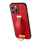 For iPhone 12 Pro SULADA Cool Series PC + Leather Texture Skin Feel Shockproof Phone Case (Red)