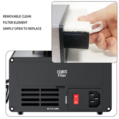 TBK D201 Constant Temperature Soldering Iron Welder Station With Smoke Filter(AU Plug)