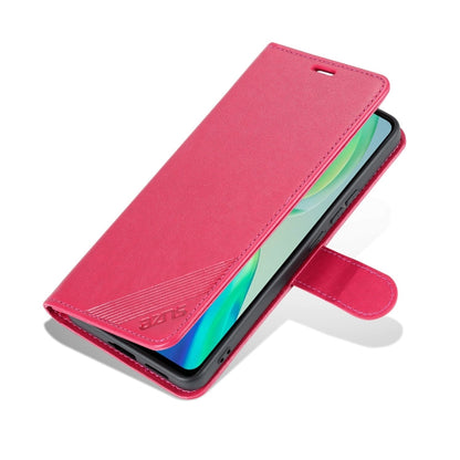 For vivo S15 AZNS Sheepskin Texture Flip Leather Phone Case(Red)