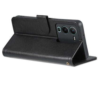 For vivo S15 Pro AZNS Sheepskin Texture Flip Leather Phone Case(Black)