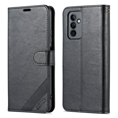 For Huawei Maimang 11 AZNS Sheepskin Texture Flip Leather Phone Case(Black)