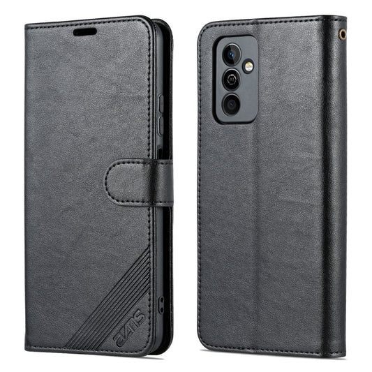 For Huawei Maimang 11 AZNS Sheepskin Texture Flip Leather Phone Case(Black)