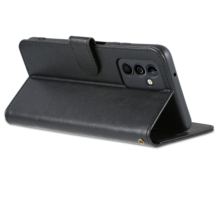 For Huawei Maimang 11 AZNS Sheepskin Texture Flip Leather Phone Case(Black)