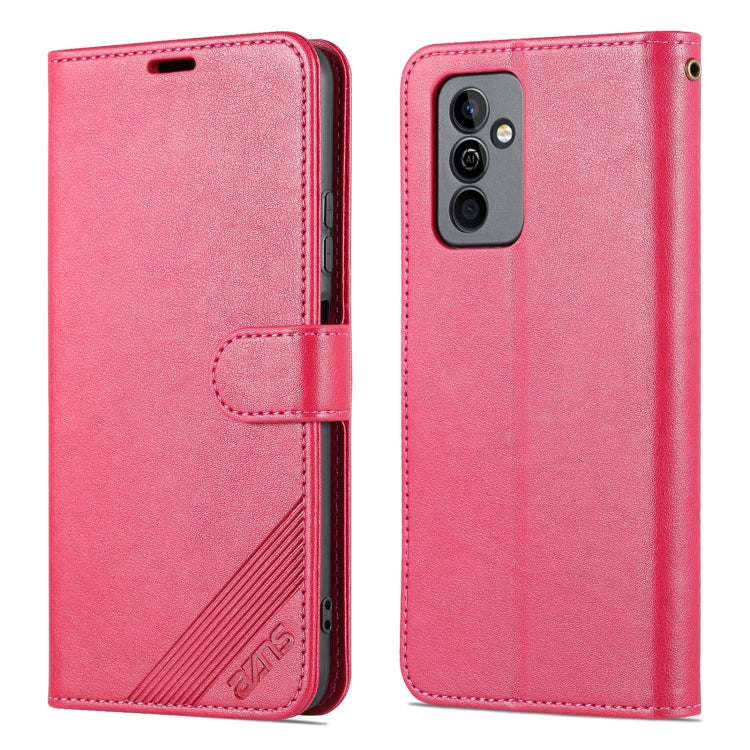 For Huawei Maimang 11 AZNS Sheepskin Texture Flip Leather Phone Case(Red)