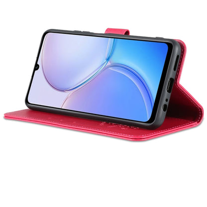 For Huawei Maimang 11 AZNS Sheepskin Texture Flip Leather Phone Case(Red)