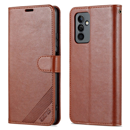 Pour Huawei Maimang 11 Étui de Téléphone en Cuir à Rabat Texture Peau de Mouton AZNS (Marron)