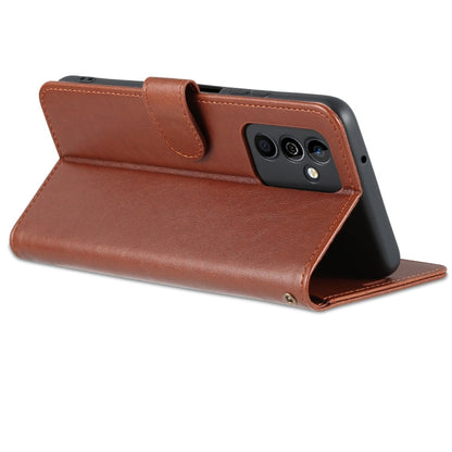 Pour Huawei Maimang 11 Étui de Téléphone en Cuir à Rabat Texture Peau de Mouton AZNS (Marron)