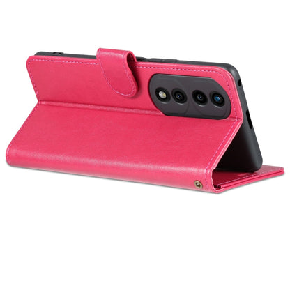 For Honor 70 AZNS Sheepskin Texture Flip Leather Phone Case(Red)