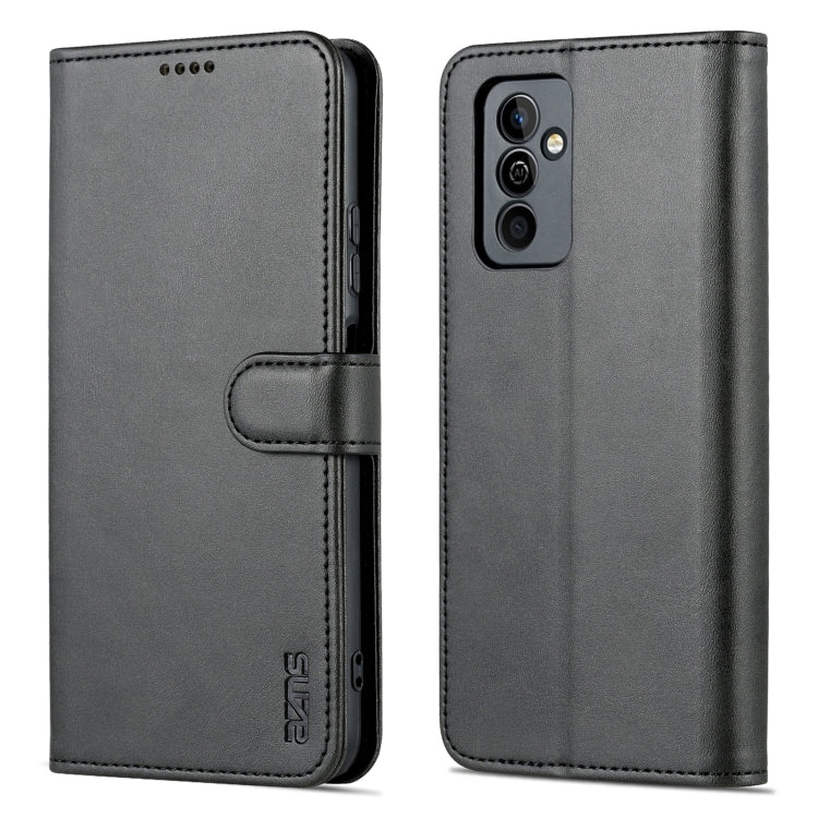 For Huawei Maimang 11 AZNS Skin Feel Calf Texture Flip Leather Phone Case(Black)