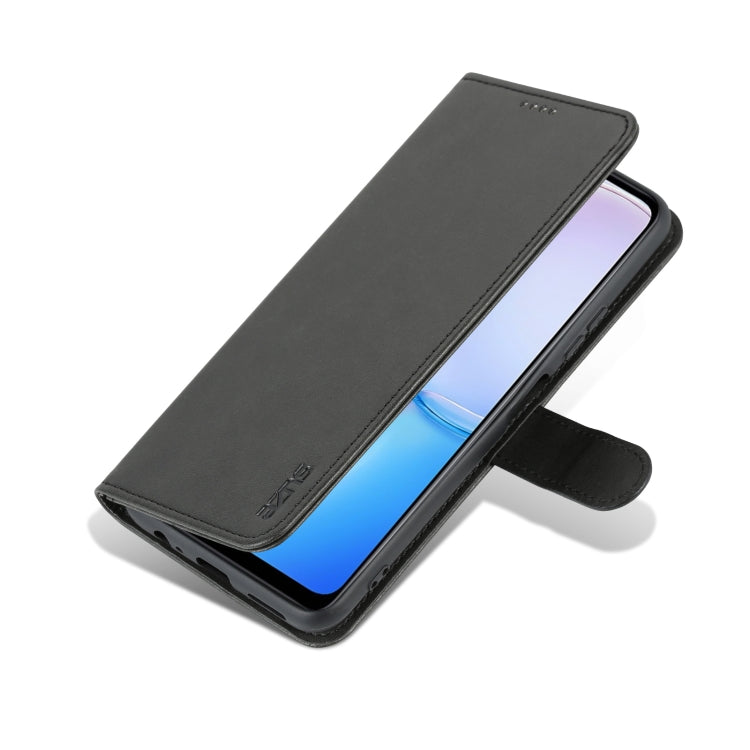 For Huawei Maimang 11 AZNS Skin Feel Calf Texture Flip Leather Phone Case(Black)