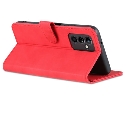 For Huawei Maimang 11 AZNS Skin Feel Calf Texture Flip Leather Phone Case(Red)