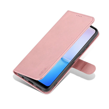 For Huawei Maimang 11 AZNS Skin Feel Calf Texture Flip Leather Phone Case(Rose Gold)