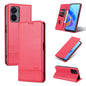 For OPPO A57 5G/Realme Q5i/Realme V23 AZNS Magnetic Calf Texture Flip Leather Phone Case(Red)