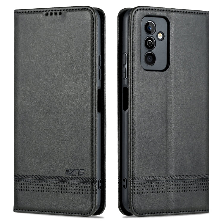 For Huawei Maimang 11 AZNS Magnetic Calf Texture Flip Leather Phone Case(Black)