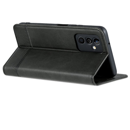 For Huawei Maimang 11 AZNS Magnetic Calf Texture Flip Leather Phone Case(Black)
