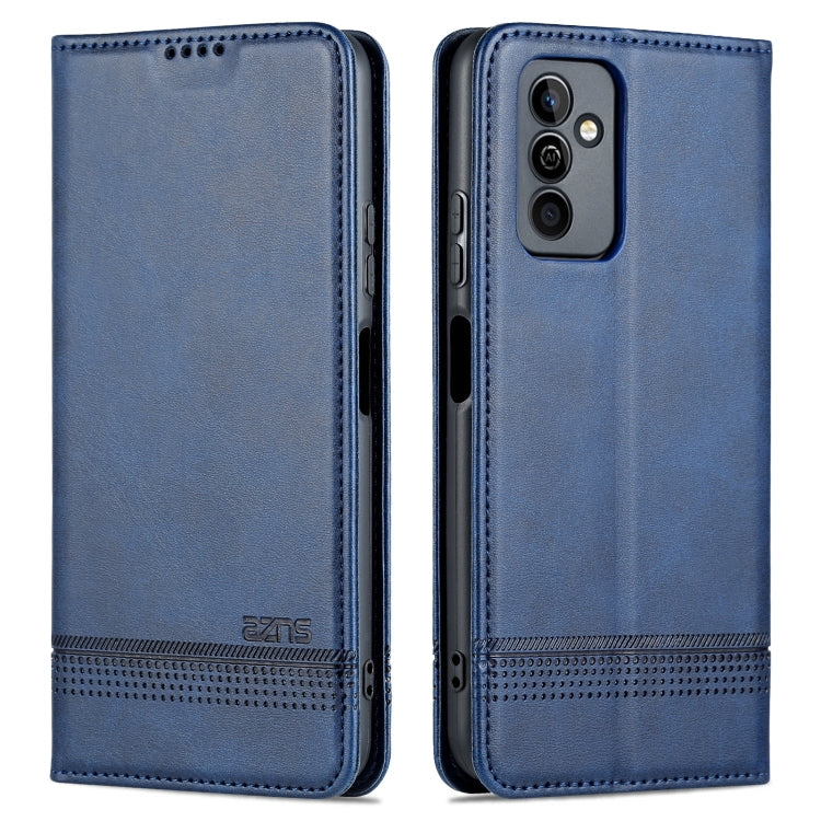 For Huawei Maimang 11 AZNS Magnetic Calf Texture Flip Leather Phone Case(Dark Blue)